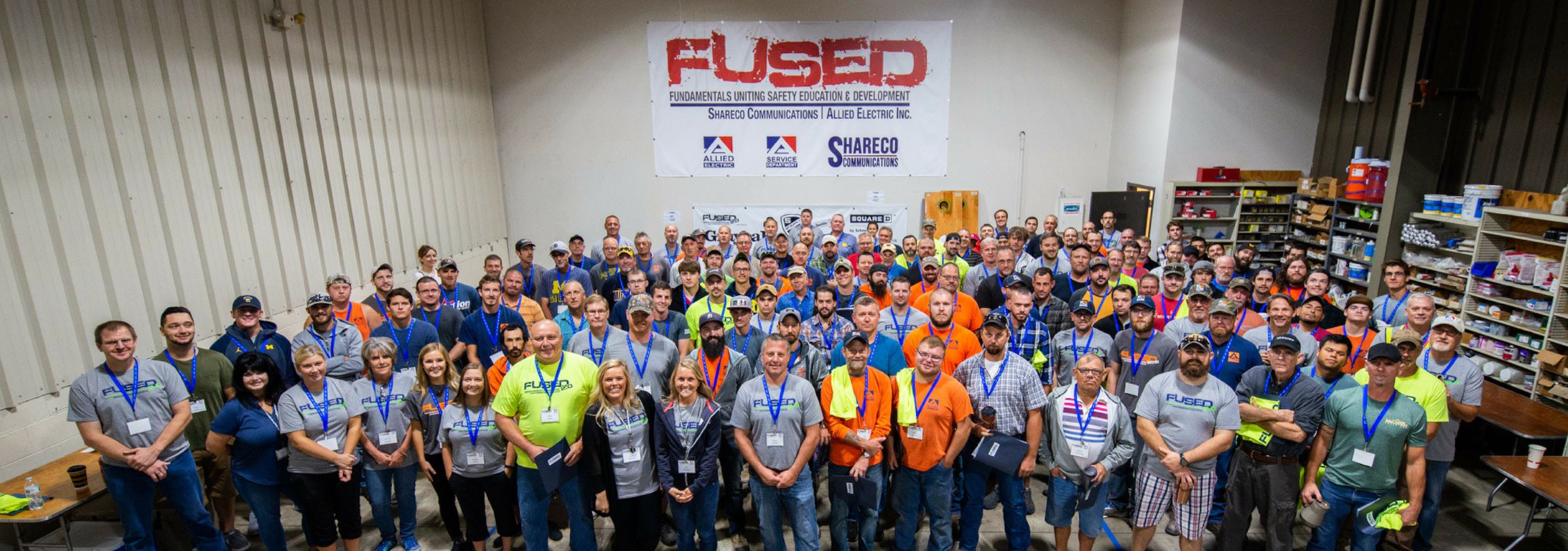 FUSED Safety Training - Shareco Communications and Allied Electric team members